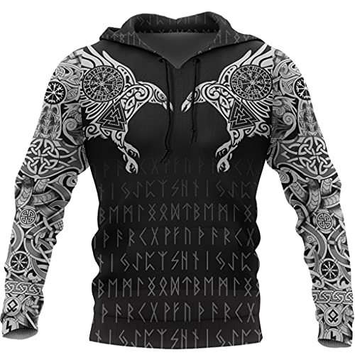 Odin Raven Setwear Streetwear t-shirt viking tatouage mythologie nordique vêtement graphique