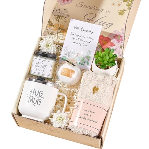 Sympathy Gift Baskets Sympathy Gifts for Loss of Loved One Dad Mom Husband Sister Friend Bereavement Gifts Condolences Gift Basket for Loss Grief Gifts Grieving Gifts Sorry for Your Loss Gifts