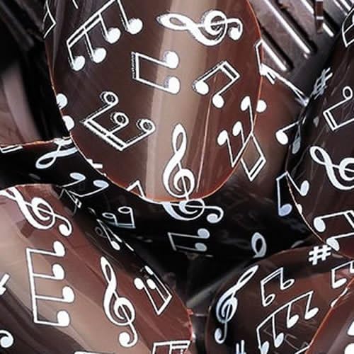 Makebake Music Notes Print Chocolate Transfer Sheet