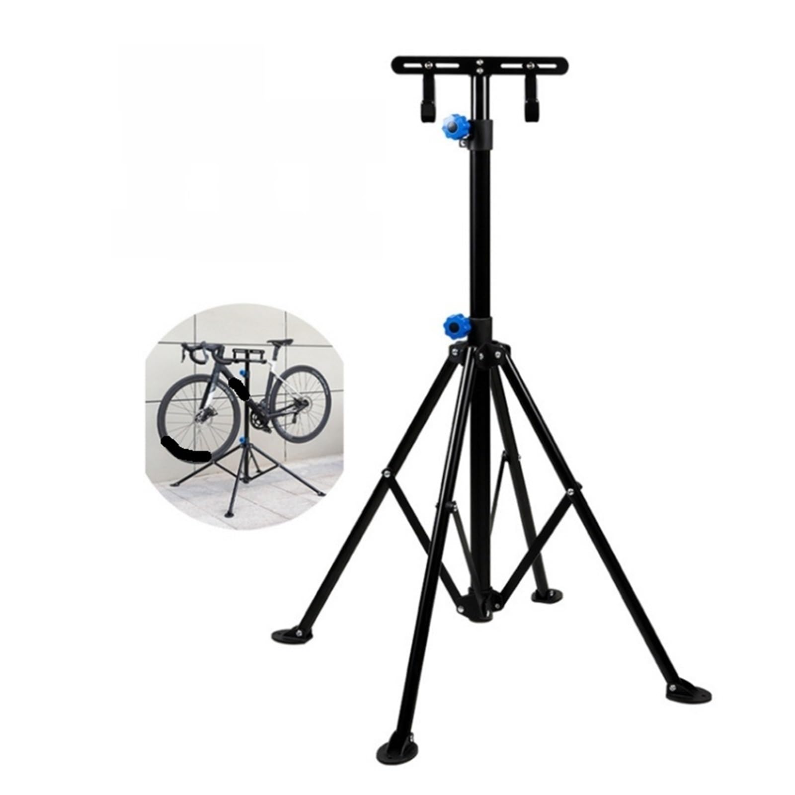 Soporte para el mantenimiento de bicicletas Soporte multifuncional for reparación de bicicletas, remolque for exhibición montaña y carretera, estacionamiento for