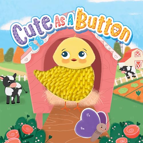 Little Hippo Books Cute as a Button | Children's Sensory