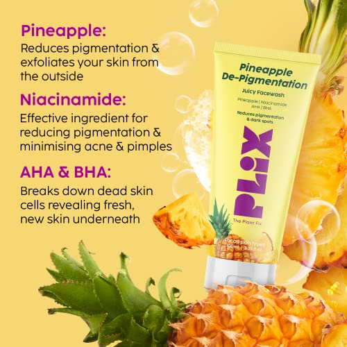 The Plant Fix Plix 5% Pineapple Facewash 100ml - Image 4