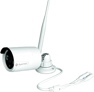 Crystal Vision Technology 3MP AI-Powered Bullet Type Camera with15Ft Power Extesion Cable (CVT-30WB)