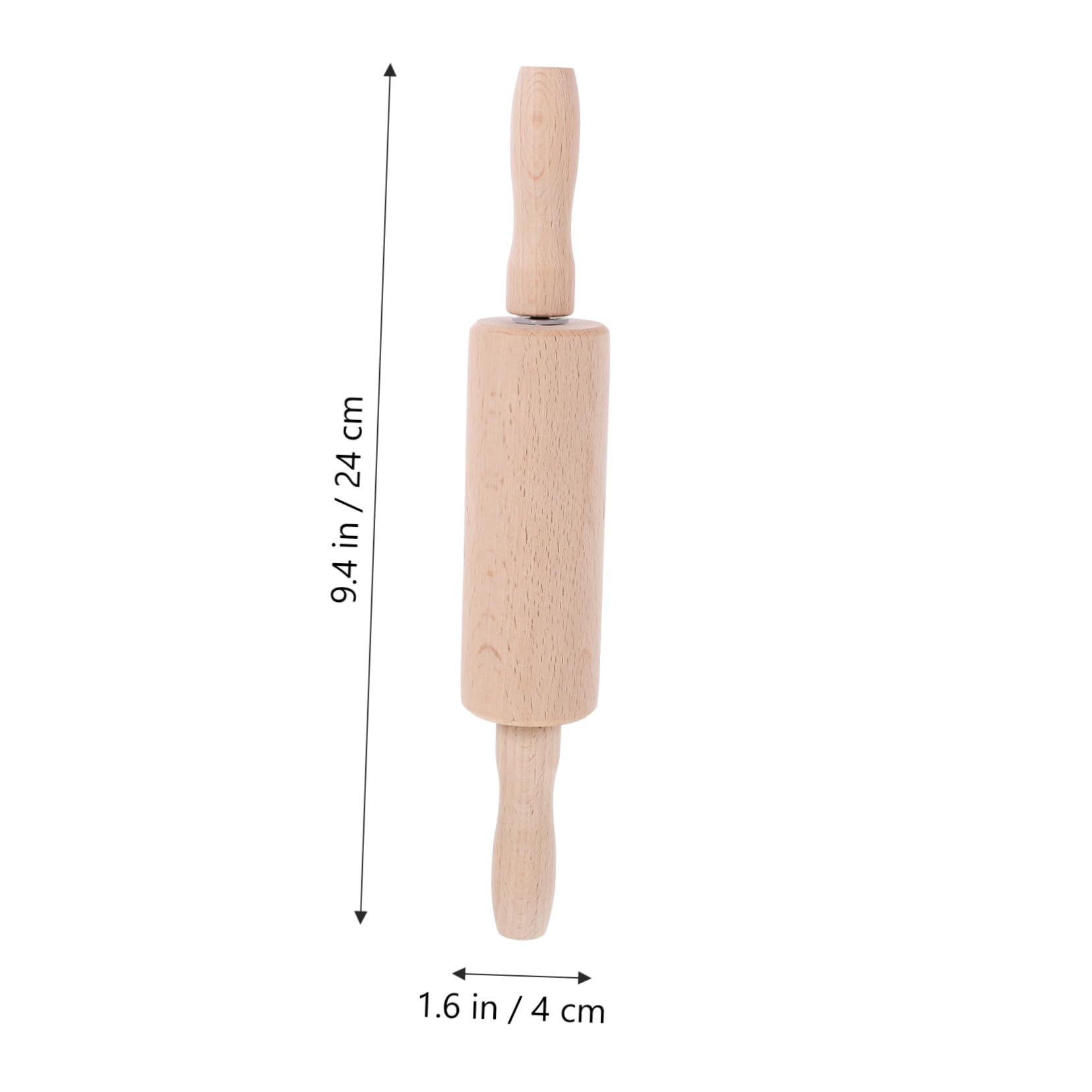 BEBEMOKO 1Pc Dough Roller for Pastry Rolling Stick for DIY Baking Graffiti Crafts and Creative Play for Home Baking and Professional Use