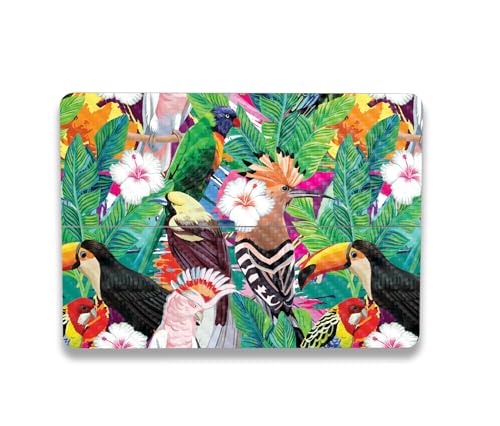 Image of MightySkins Carbon Fiber Skin Compatible with Microsoft Surface Laptop Studio 2 (2023) Full Wrap Kit - Tropical Paradise | Protective, Durable Textured Carbon Fiber Finish | Made in The USA