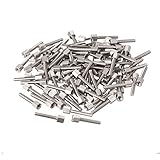 uxcell 4#-40 5+16mm F/M Brass Hex Standoff Spacer Screws PCB Nickel Plated 100 Pcs