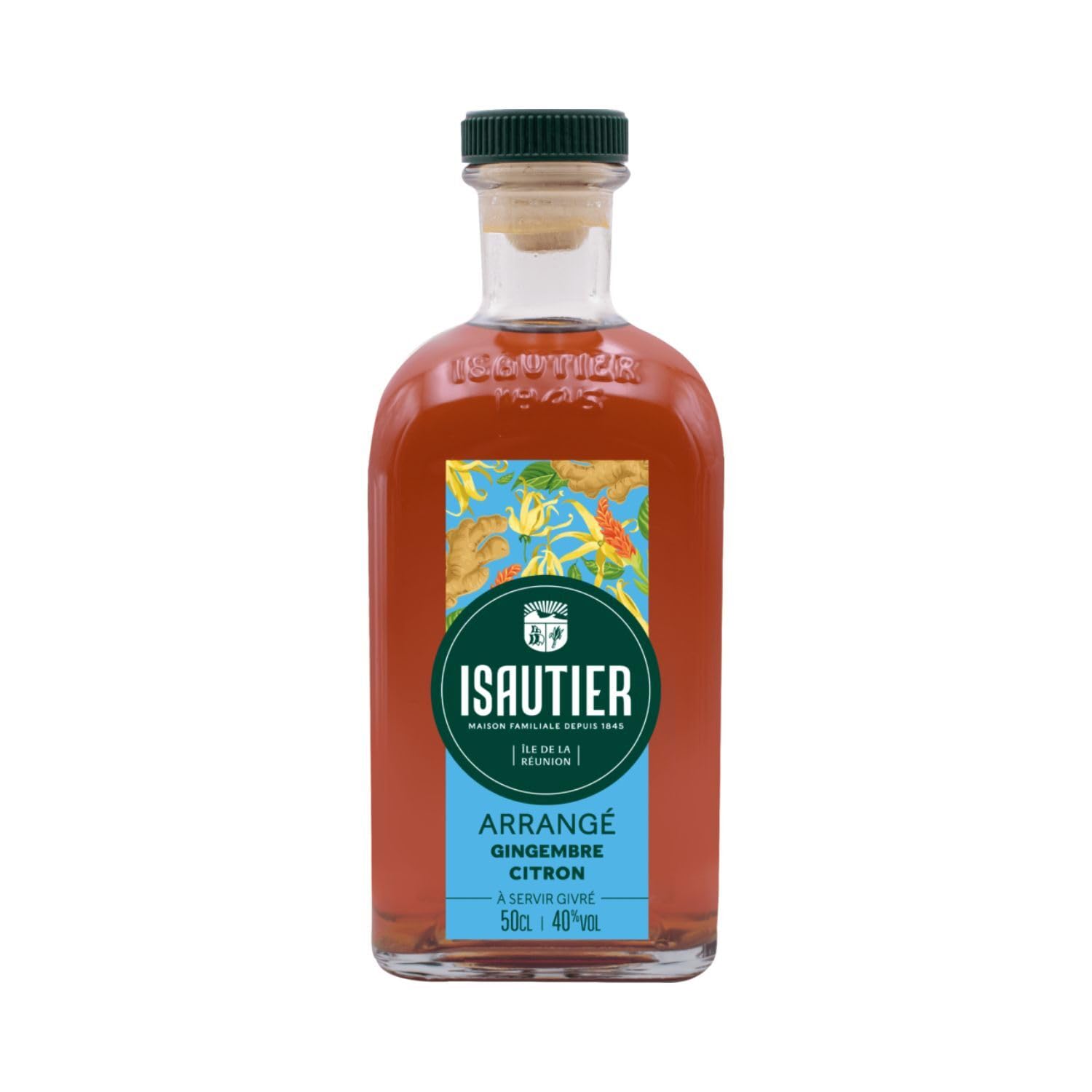 Isautier arrangierte Rum - Ingwer -Zitrone - 40 ° - 3x50cl