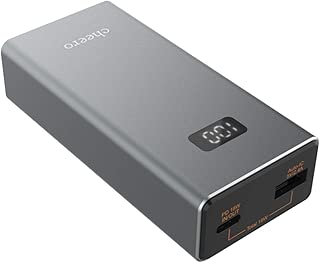 cheero Power Plus 5 10000mAh with Power Delivery 18W (Metallic) 大容量 モバイルバッテリー (パワーデリバリー対応) 2ポート出力 Type-A Type-C 対応機種へ超高速充電 iPhone, Android, Galaxy, AUTO-IC搭載 PSEマーク付 CtoCケーブル付 CHE-101