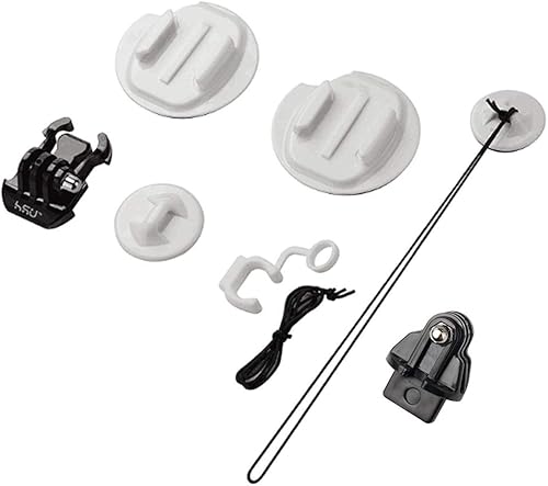 Miniatura 2 de HSU Soportes de surf y accesorios para esquí, esnórquel, surf, wakeboard, accesorio para GoPro Hero 13, 12, 11, 10, 9, 8, 7, 6, 5, negro, plata,