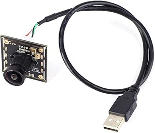 Keenso USB Camera Module, HBV-1716WA 1920 * 1080 2 Million Pixels 140° Wide Angle USB Camera Module Megapixel Mini USB Camera Module with OV2710 Chip