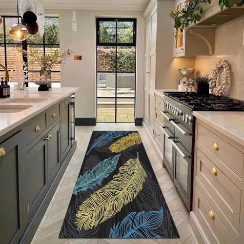 Alfombra lavable antideslizante y resistente a manchas para cocina 3