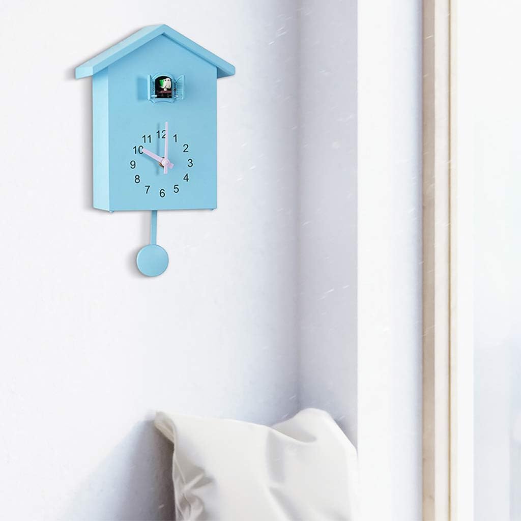 Wall Clock, Wall Timer, Bird Cuckoo Design Wall Hanging Clock Wall Art Home Decoraton Brief Decoration Small Digital Clocks Bedside, White
