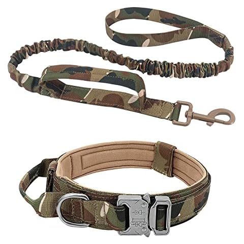 Collar y Correa Táctica ALLSOPETS para Perros Medianos y Grandes Cover