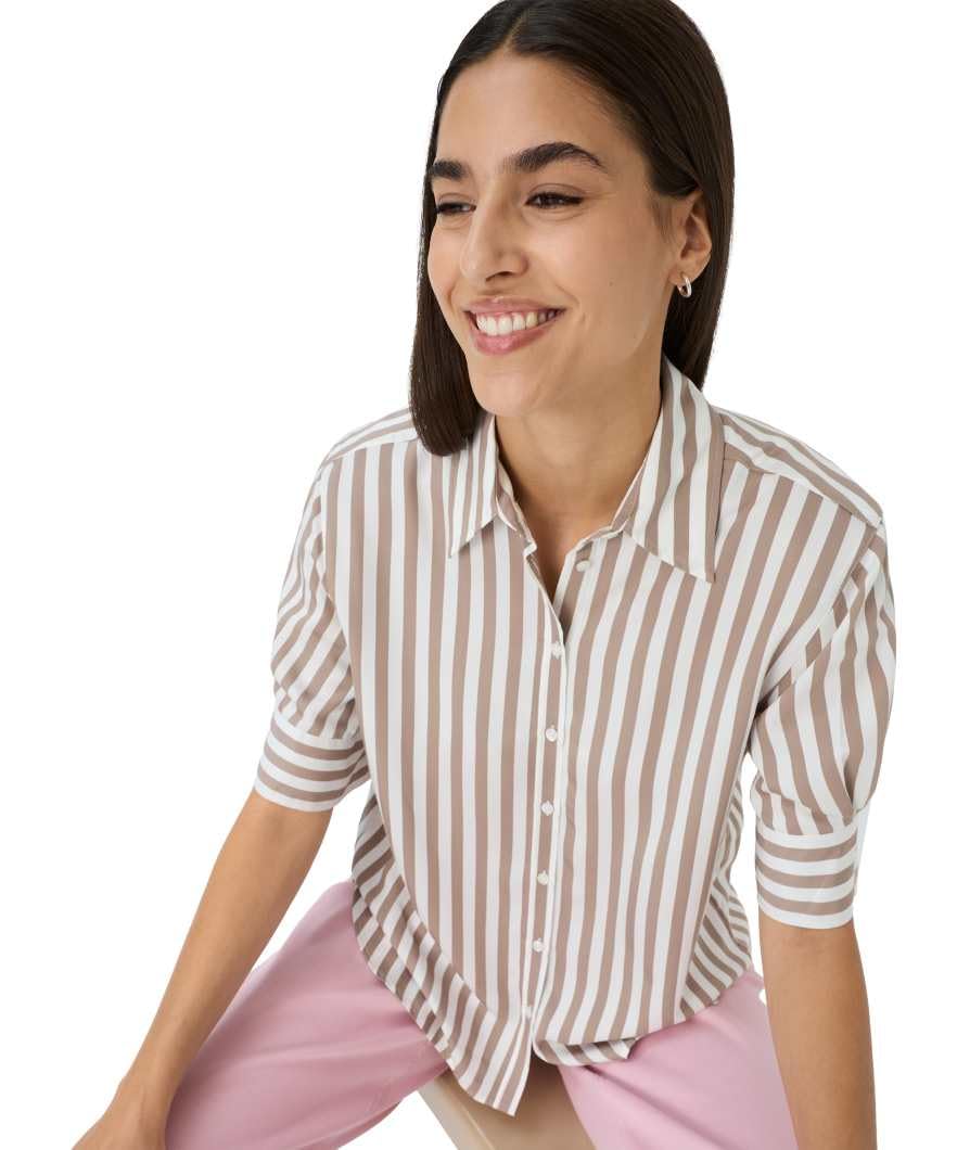 BRAX Damen Style.villy Viscose Stripe Bluse