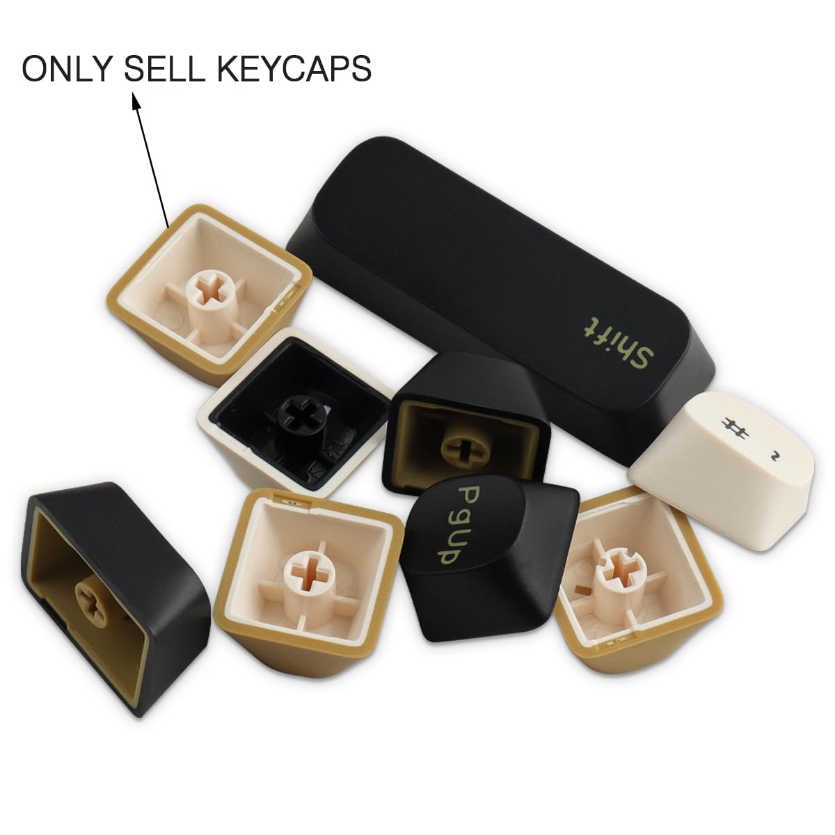 JakeTsai Lot de 172 Touches YMK à Double tir, avec Barre d'espace 2,75u, 3u, 6,25u et 7u pour commutateurs Cherry MX Clavier Mécanique ISO/ANSI