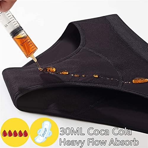 ZVZK Heavy Flow Period Panties - Leak Proof Absorbent Briefs - Image 3