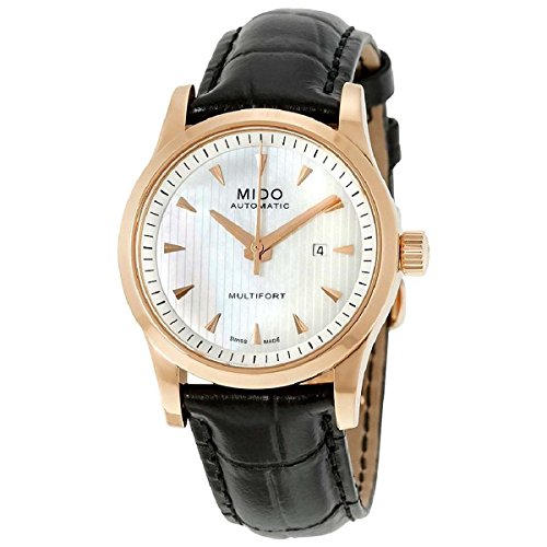 Mido レディース M0050073610100 マルチフォート 31mm 自動腕時計, クロノグラフ。