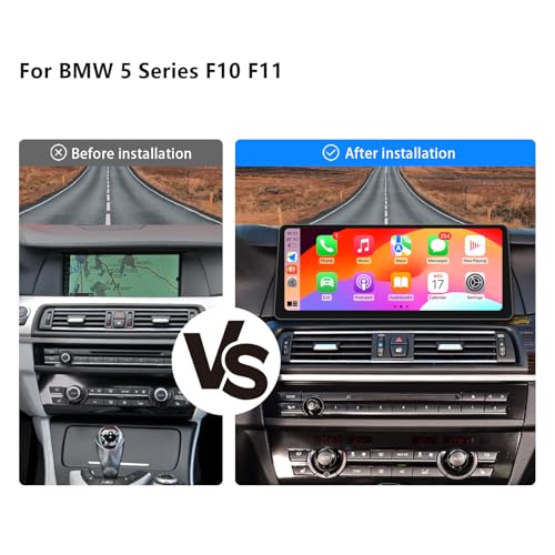 Radio para auto con pantalla 12.3 pulgadas Linux BMW 5 F10 F11 miniatura 3