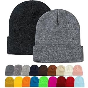 ZOORON 1&2 Pack Beanie for Men...