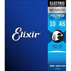 Elixir® Strings snaren voor elektrische gitaar met POLYWEB®-Coating, licht (.010-.046)