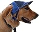 YJZQ Visier für Hunde, Baseballmütze, Hund, Baseball, verstellbar, mit Ohrlöchern, Sonnenhut für große Hunde, Größe L, Kaffeeblau