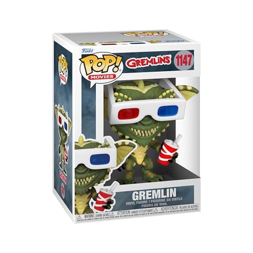 Funko Pop! Movies: Gremlins-Gremlin with 3D Glasses - Figura de Vinilo Coleccionable - Idea de Regalo- Mercancia Oficial - Juguetes para Niños y Adultos - Movies Fans