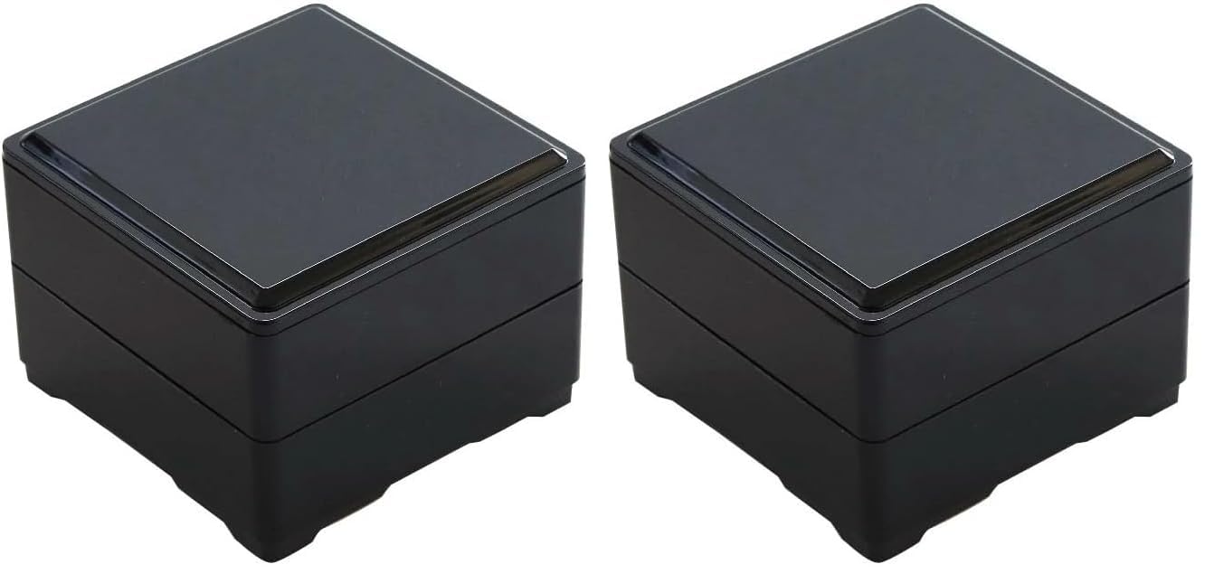 Amazon｜田中箸店 4.5 二段重 黒 重箱 弁当箱 2段 可愛い 運動会