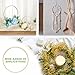 4 Stück Holzringe Zum Basteln, Traumfänger Ringe Bambus 15cm, Makramee Ringe, Holzreifen, Für DIY Traumfänger, Hochzeitskranz Dekor, Handwerk