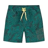 BERMUDA DE BAÑO CORDONES NIÑO VERDE JUNGLE STREET