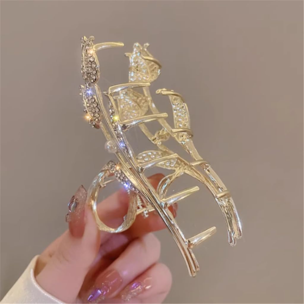 Designs Grab Clip Shark Clip Large Hair Clips Back of Hair Volume