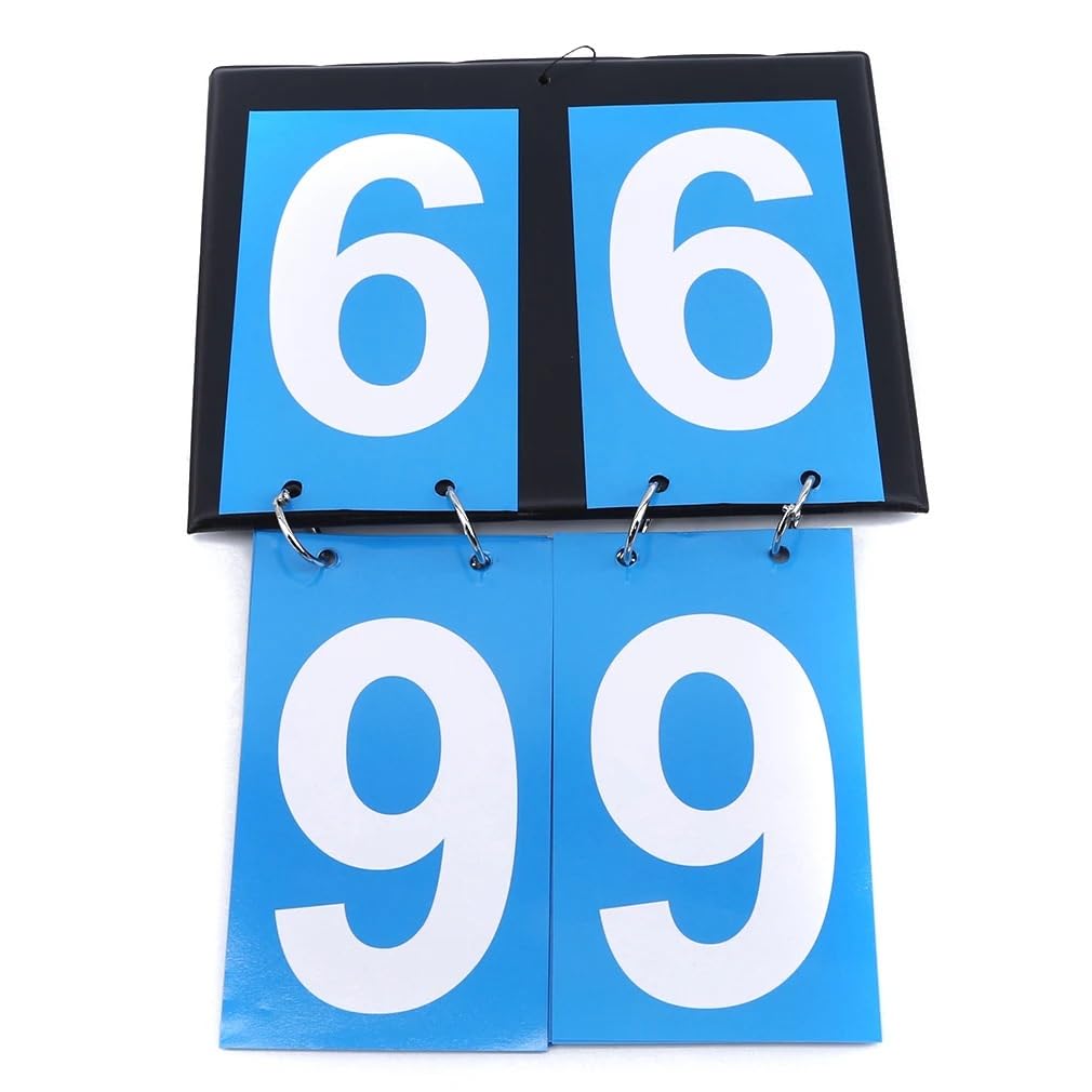 Digitale Flip-Anzeigetafel, tragbar, Flip-Anzeigetafel, 2er- oder 4er-Pack, Mehrfarbig, 7,87 x 6,30 Zoll bis 14,17