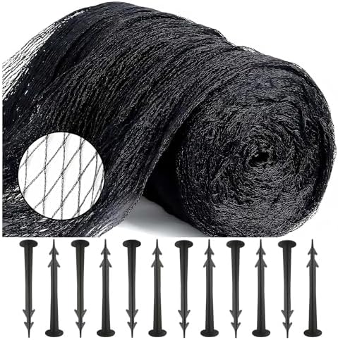 Filet de Jardin, 4x10m Filet Anti Oiseaux, Filet Bassin, Filet de...