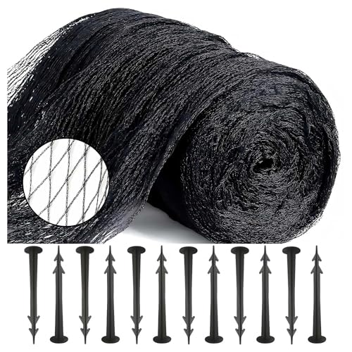 Teichnetz Feinmaschig, 4x6m Vogelnetze Vogelschutznetz, Taubennetz Balkon, Vogelschutznetz Engmaschig,Laubnetz,...