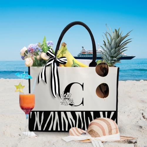 Bolso tote de lona personalizable con iniciales FOURTH WING, regalo ideal para mujeres, madres, profesoras, amigas, cumpleaños, playa y bodas miniatura 6