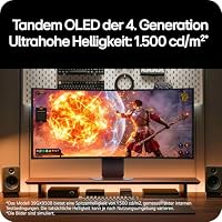 LG Ultragear™ 39GX950B-B 39 Zoll 21:9 Curved 5K2K OLED Gaming Monitor, 165Hz/330Hz Dual Mode, AI Upscaling, DisplayHDR True Black 500, AMD FreeSync Premium Pro, USB-C (90W), Schwarz – Ansicht 6