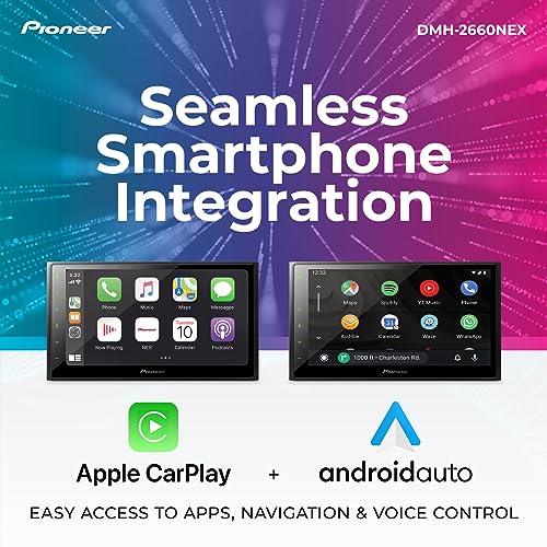 image for Pioneer DMH-2660NEX Digital Multimedia Receiver, with Apple CarPlay, A
