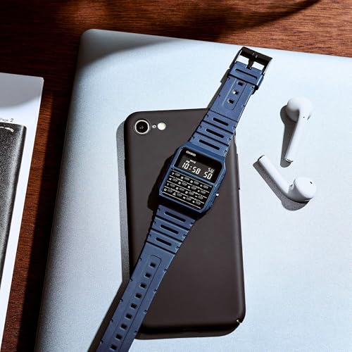 Image of Casio CA-53WF-2B Calculator Blue Digital Mens Watch Original New Classic CA-53
