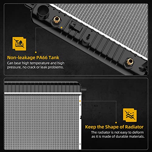 image for DWVO 34'' Core Radiator Compatible Compatible with Chevy Silverado Sub