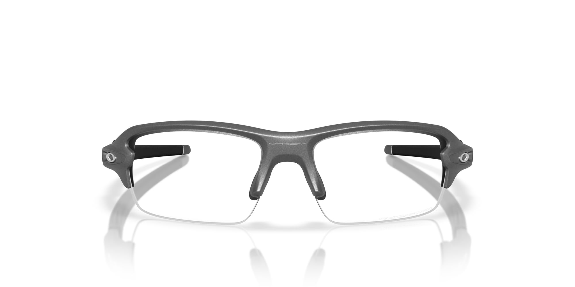 Oakley Flak 2.0 S OO9511 951107 59MM Steel/Clear to Black Iridium Transition Rectangle Sunglasses for Men for Women
