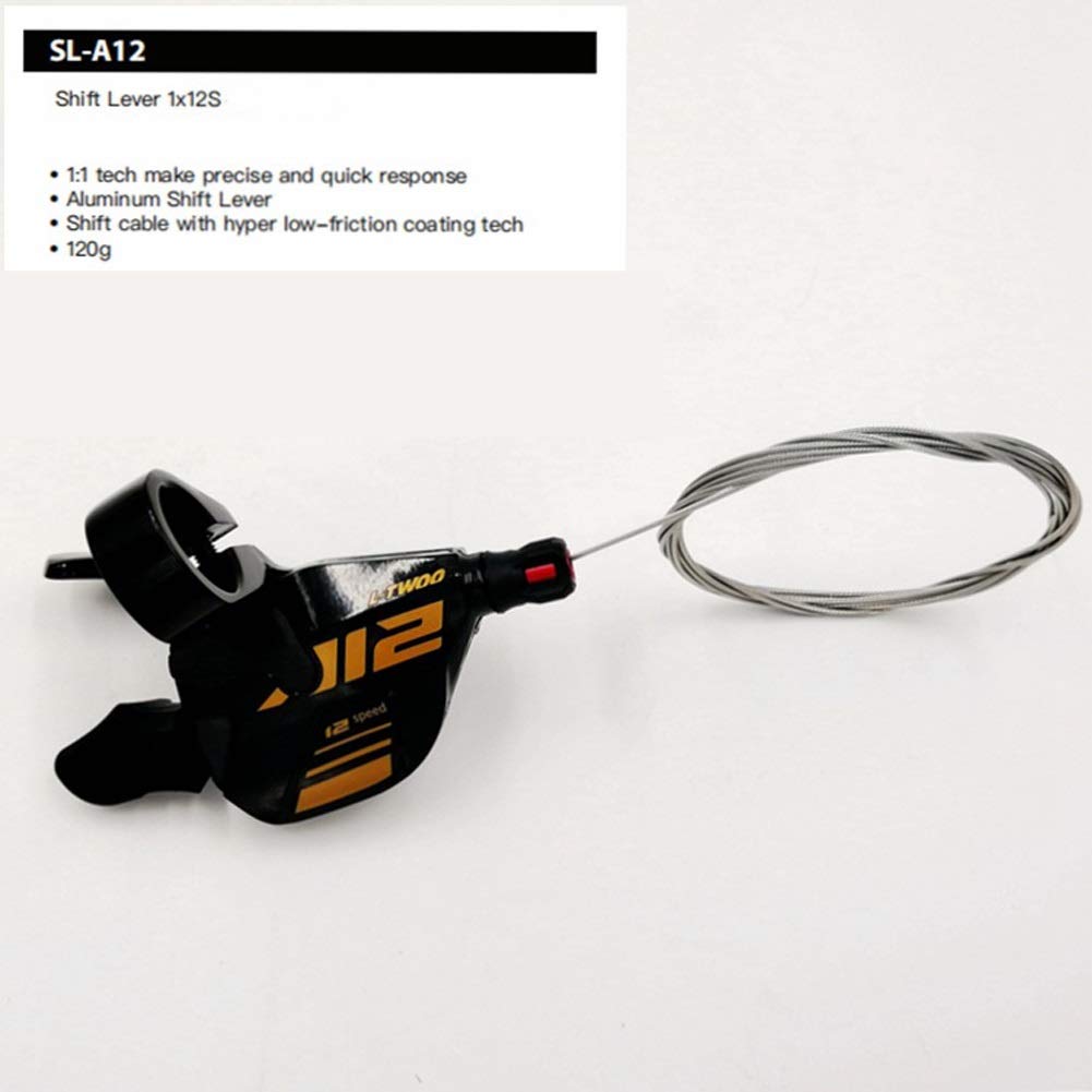 vélo Derailleur Arriere Vélo Dérailleur Compatible avec Le Volant D'inertie 50T52T Kit de Transmission VTT 12 Vitesses Mech