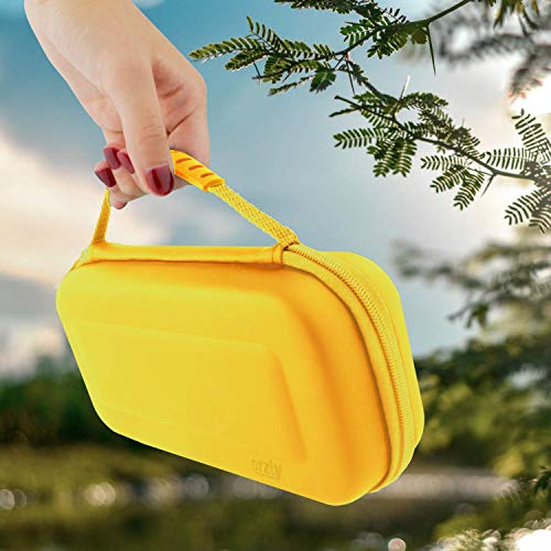 Image of Orzly Case for Nintendo Switch Lite - Portable Travel Carry Case with storage for Switch Lite Games & Accessories [Yellow]