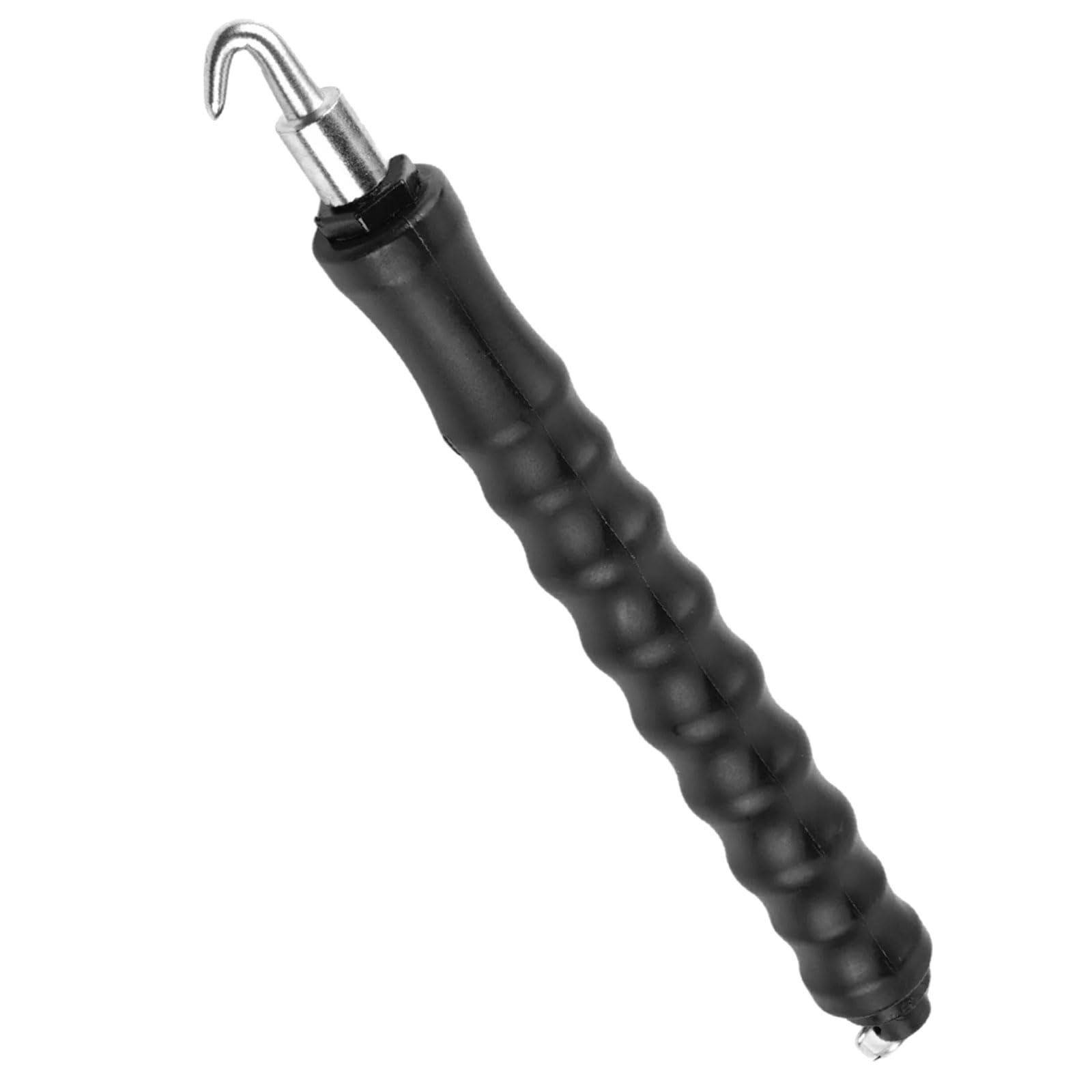 Hdoytxxm Black Automatic Hook Featuring Telescopic Rotations For Effortless Steel Binding Enhanced Construction Efficiency Ergonomic Antislip Grip Hook Minimizing Hand Fatigue Flexible Styles Binding Needs