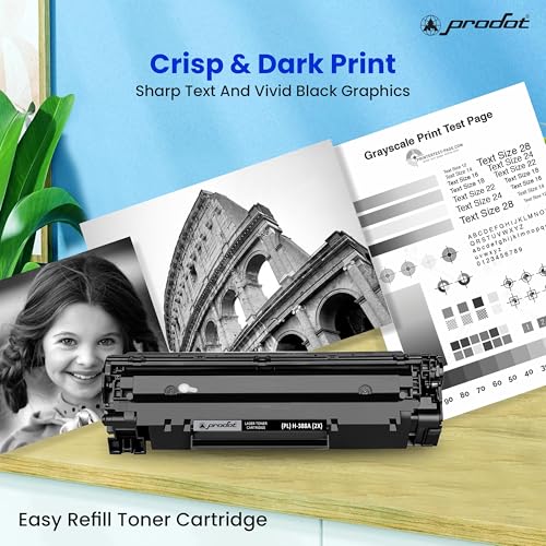 Image of ProDot 88A Toner Cartridge Easy Refill Combo Pack (1 Cartridge + 88A Toner Powder-70g) I Replaces HP CC388A Compatible with HP LaserJet P1007 /P1008 /P1106 /P1108 /M1136 MFP /1213nf MFP /1216n