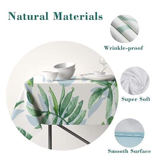 Roleti Tablecloths For Rectangle Tables 60 X 120 Washable Gray Leopard Print Table Clothes For 8 Foot Rectangle Tables Oil Stain Proof Table Cloth For Kitchen Buffet Table Decorations Tablecloth #TOP1