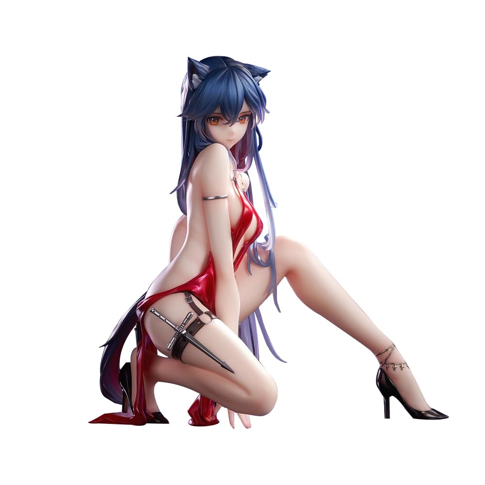 Zhongkaihua Game Character W Anime Figure Sitting Anime Model 12cm W Action Figure PVC Statue Desktop Ornament Gifts — image 1