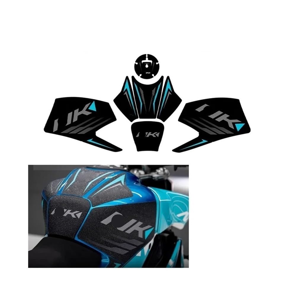 protège réservoir autocollant Autocollant Latéral De Moto, Protecteur Réservoir Carburant, Coussin Traction, Ensembles Décoration Pour 450NK NK450 Antidérapant