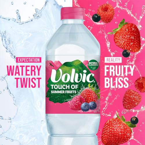 Volvic Touch of Fruit Summer Fruits Still Flavoured Water Multipack 6x1.5L