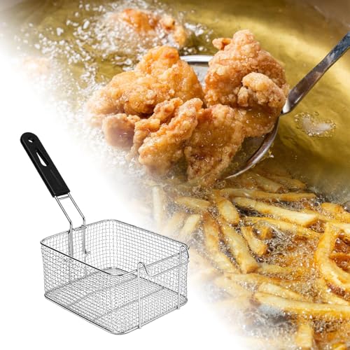 Cesta para Freidora de Acero Inoxidable para Cocina Casera y Profesional, Estilo A miniatura 6