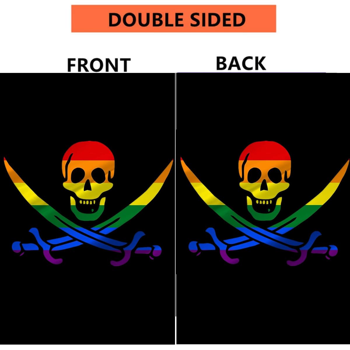 Bandiera Jolly Roger 12x18 Poliestere - Pirate Beatings Continue Per Barca, Auto O Giardino - Trade Winds - Foto 2