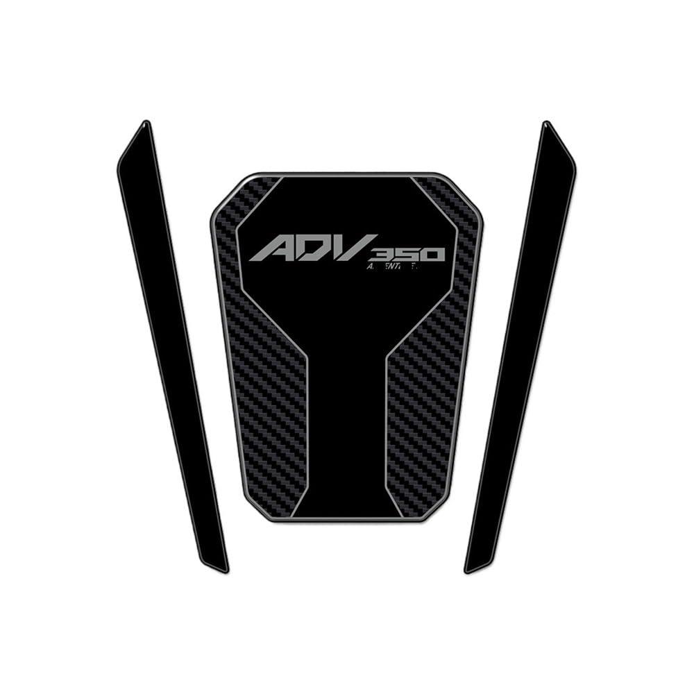 Bouchon réservoir ADV 350 protection autocollant kit résine accessoires 2024